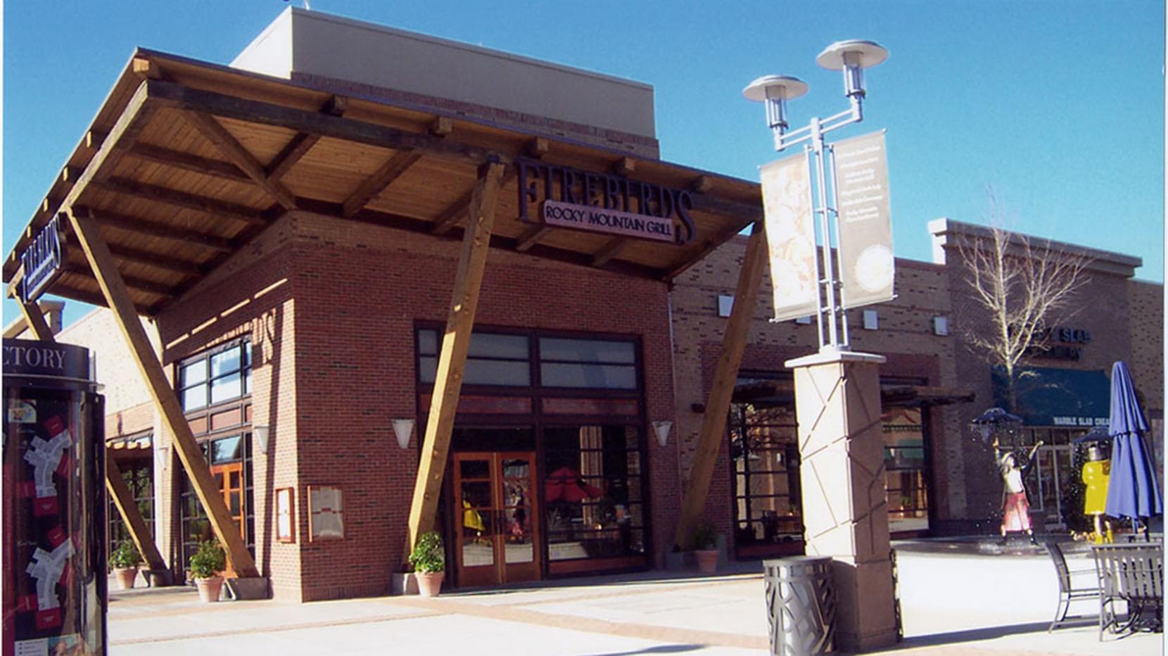 Exterior of the Firebirds Wood Fired Grill in Durham, NC