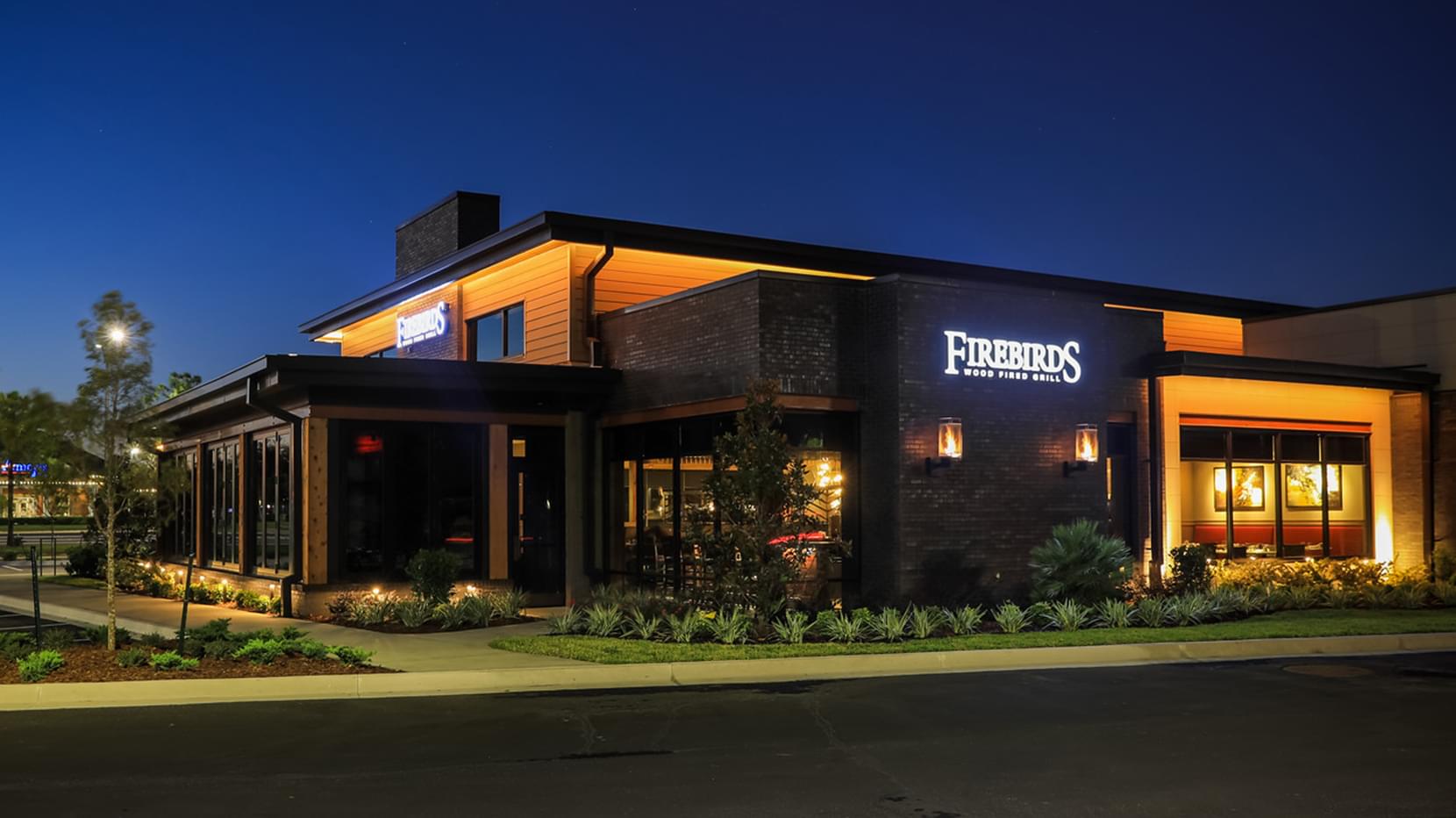 Exterior of Firebirds Wood Fired Grill in Jacksonville, FL