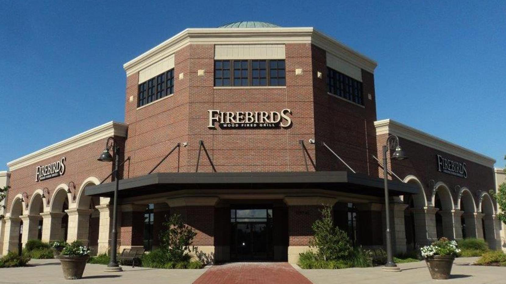 Exterior of Firebirds Wood Fired Grill in Wichita, KS