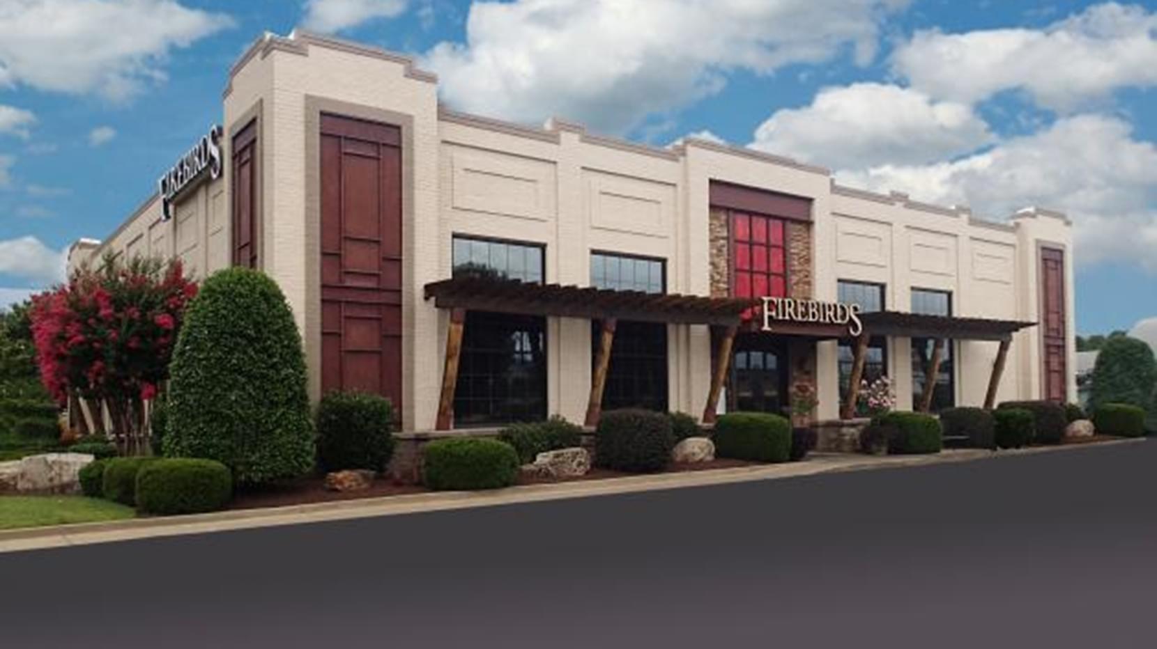 Exterior of Firebirds Wood Fired Grill in Memphis, TN