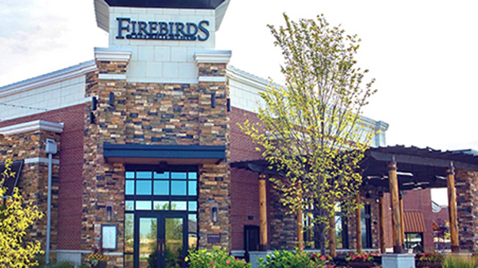 Exterior of Firebirds Wood Fired Grill in Miamisburg, OH