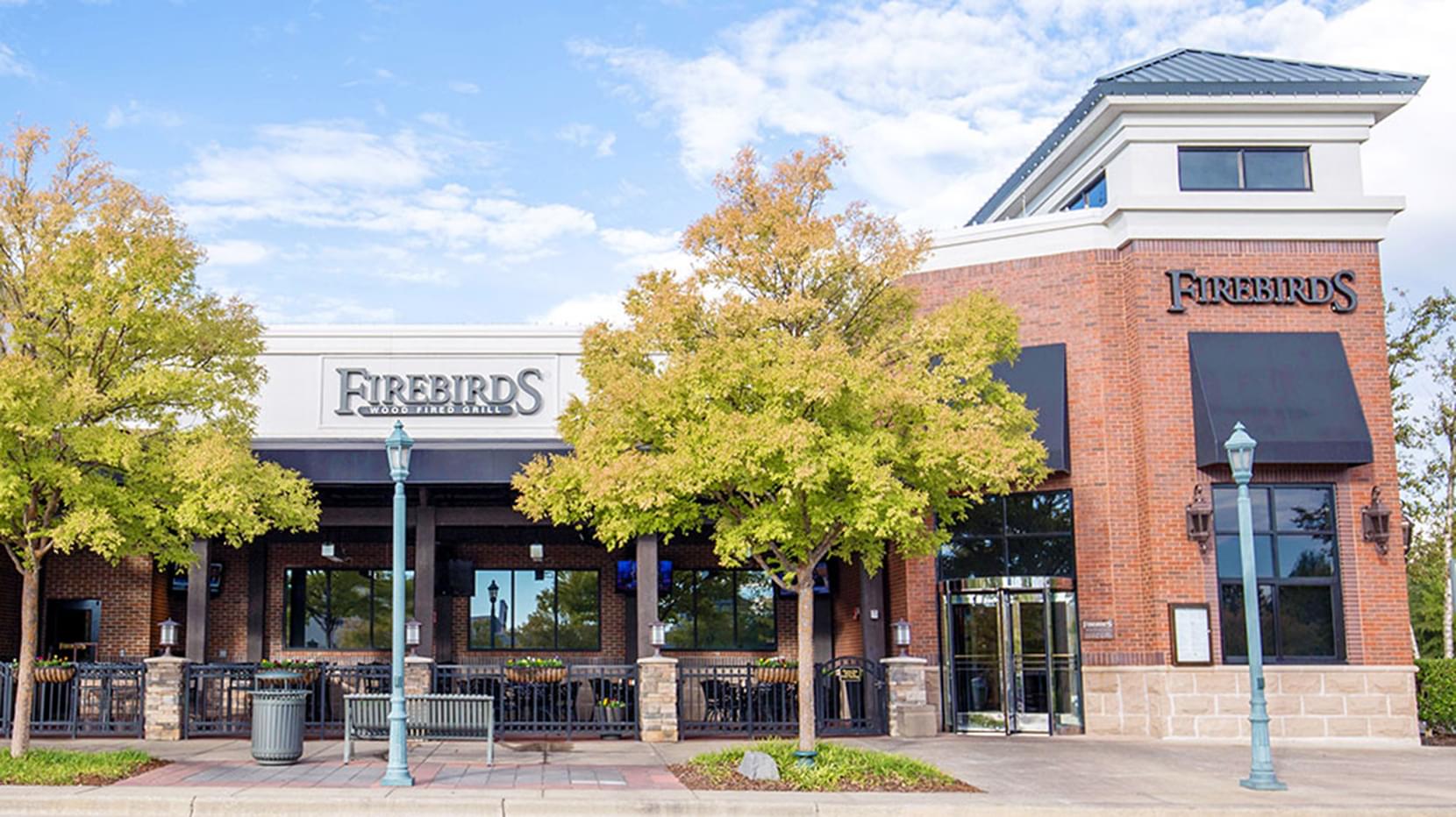 Exterior of Firebirds Wood Fired Grill in Montgomery, AL