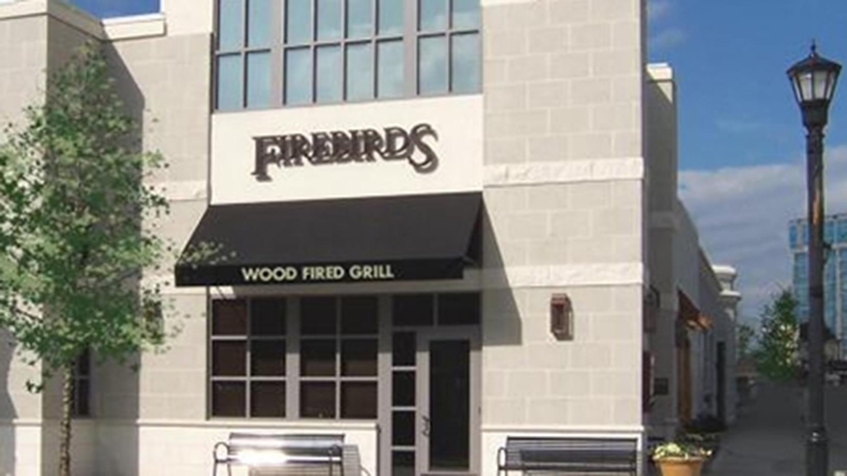 Exterior of Firebirds Wood Fired Grill in Raleigh, NC