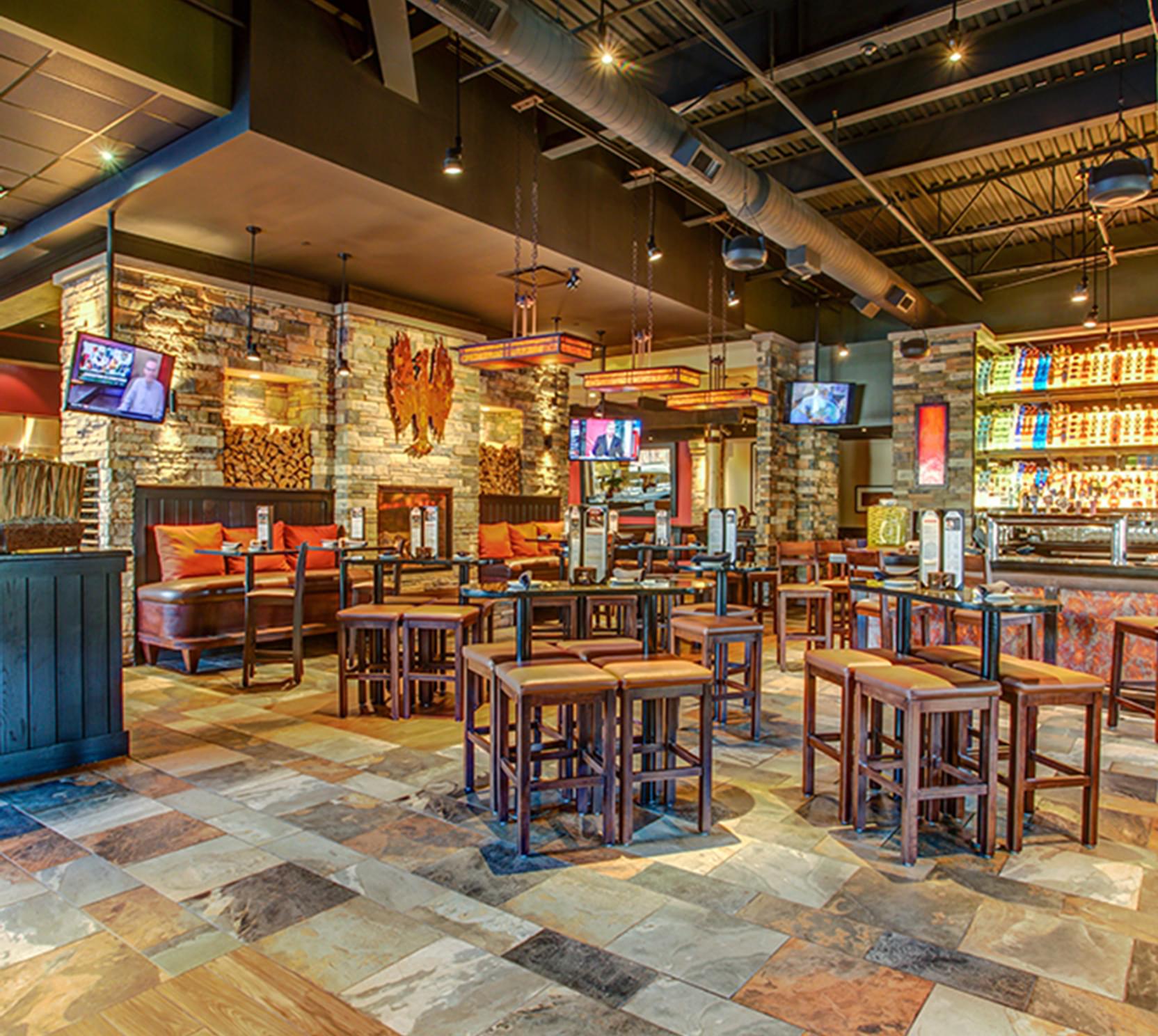 Interior of Firebirds Wood Fired Grill in Brentwood, TN