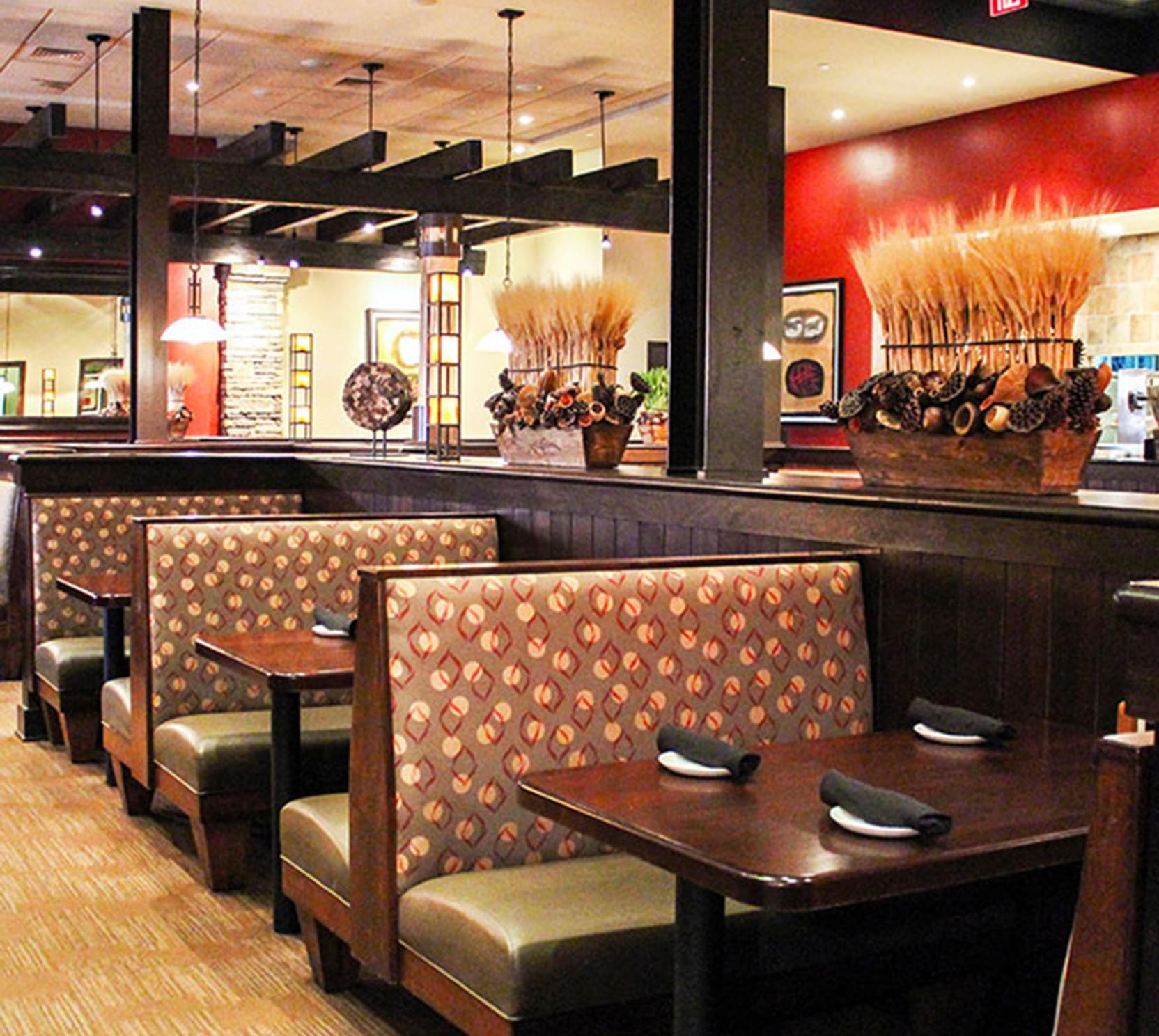 Interior of the Firebirds Wood Fired Grill in Erie, PA