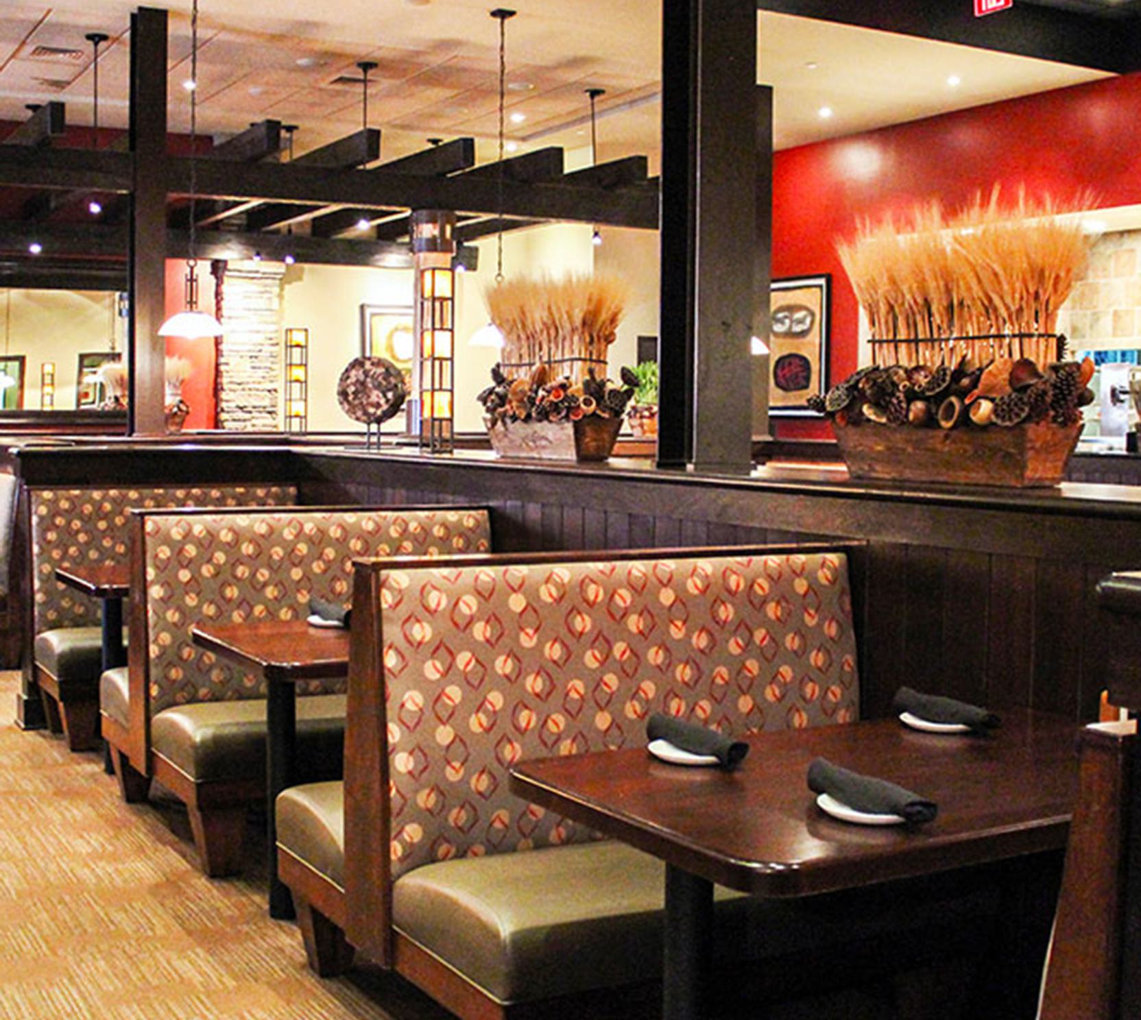 Interior of the Firebirds Wood Fired Grill in Erie, PA