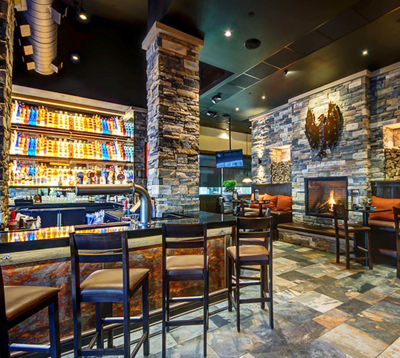 Interior of Firebirds Wood Fired Grill in Moorestown, NJ