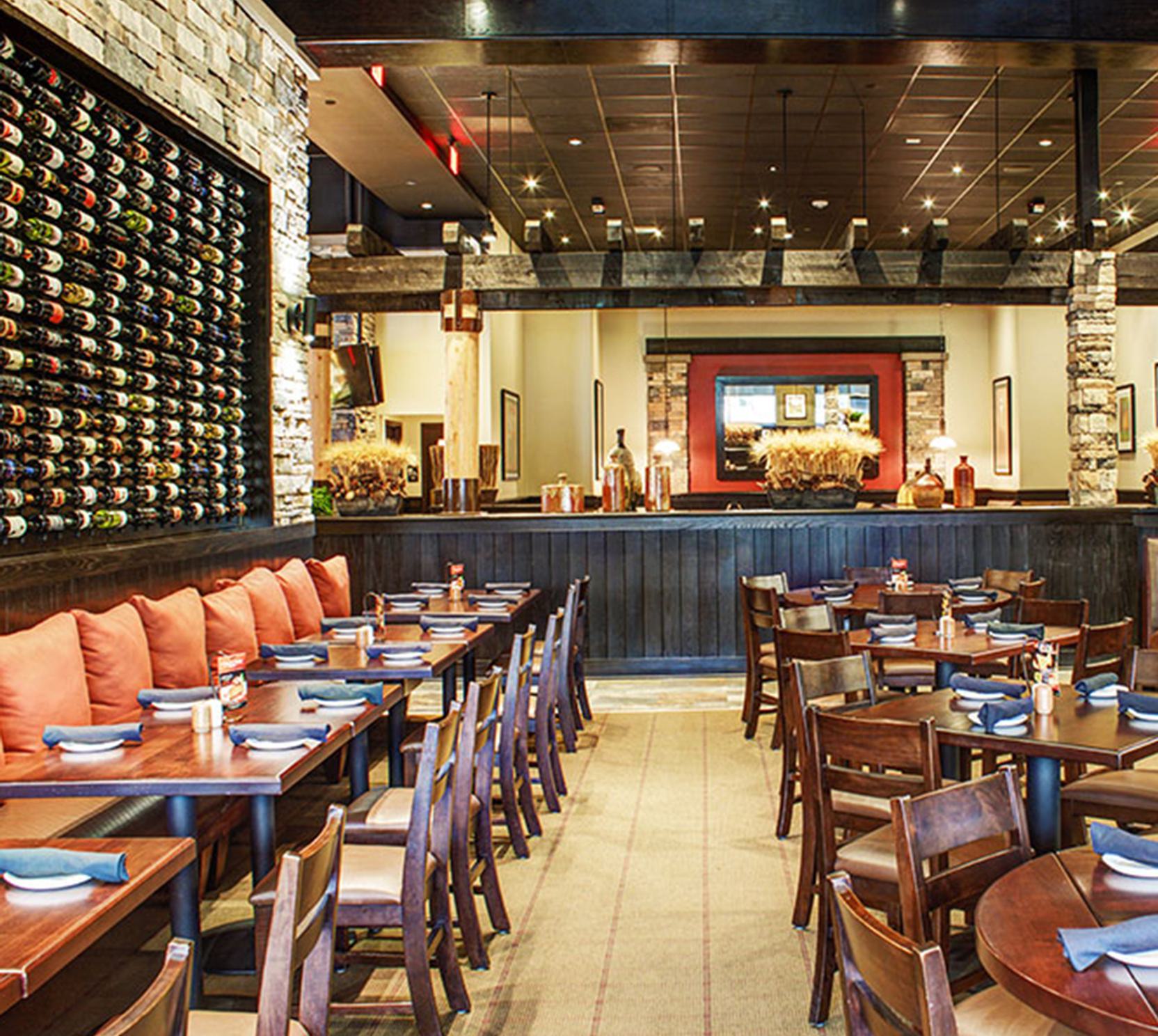 Interior of Firebirds Wood Fired Grill in Morrisville, NC