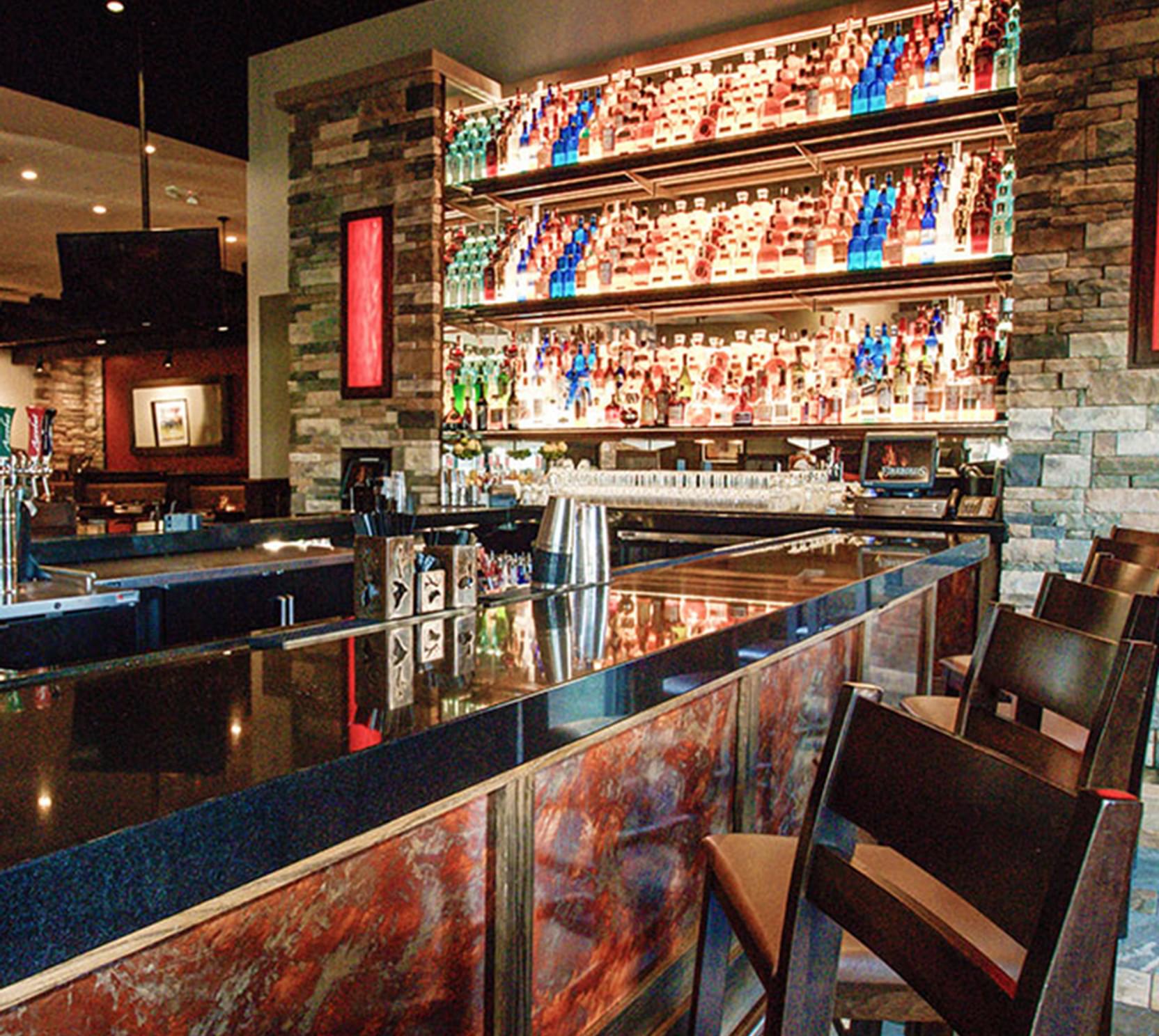 Interior of Firebirds Wood Fired Grill in Overland Park, KS
