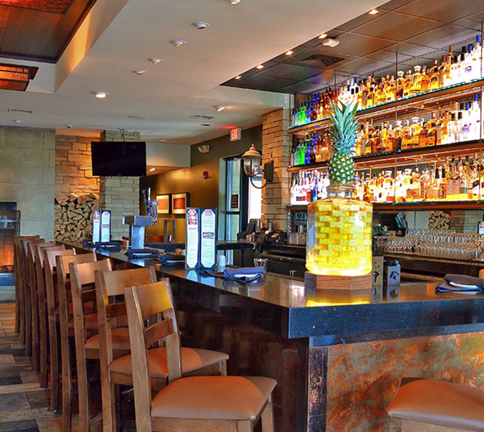 Interior of the Stonecrest Firebirds Wood Fired Grill in Charlotte, NC